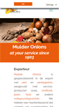 Mobile Screenshot of mulder-onions.com